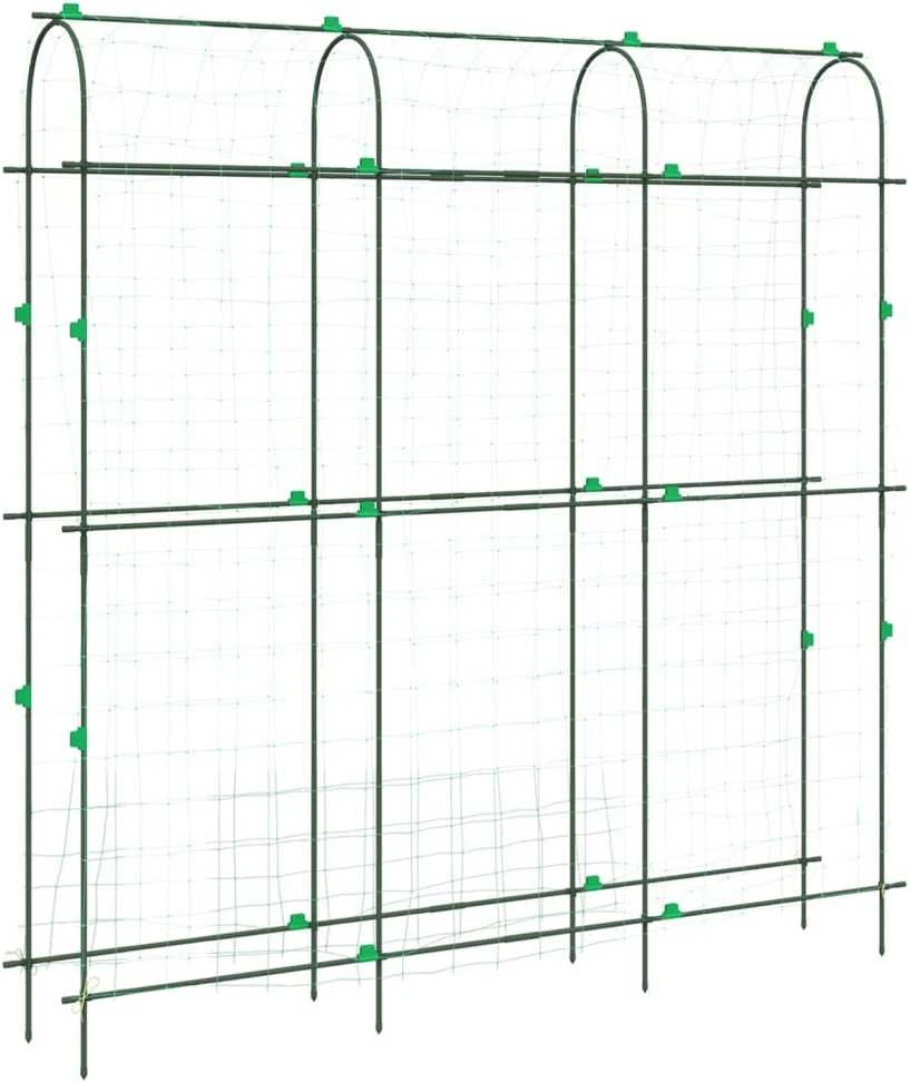 Sodo grotelės vijokliniams augalams, 181x31x182,5cm, plienas