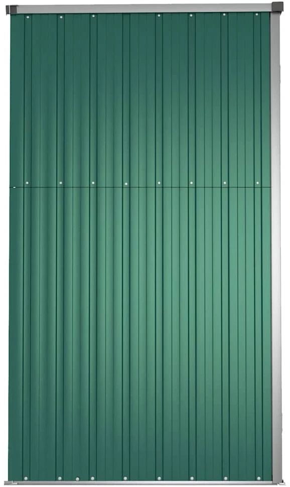 Sodo įrankių pašiūrė, žalia, 161x89x161cm, plienas
