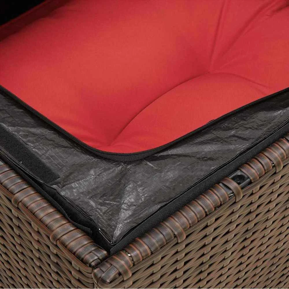 | Sodo sofa | su pagalve Ruda 62 x 62 x 69 cm Poli ratanas