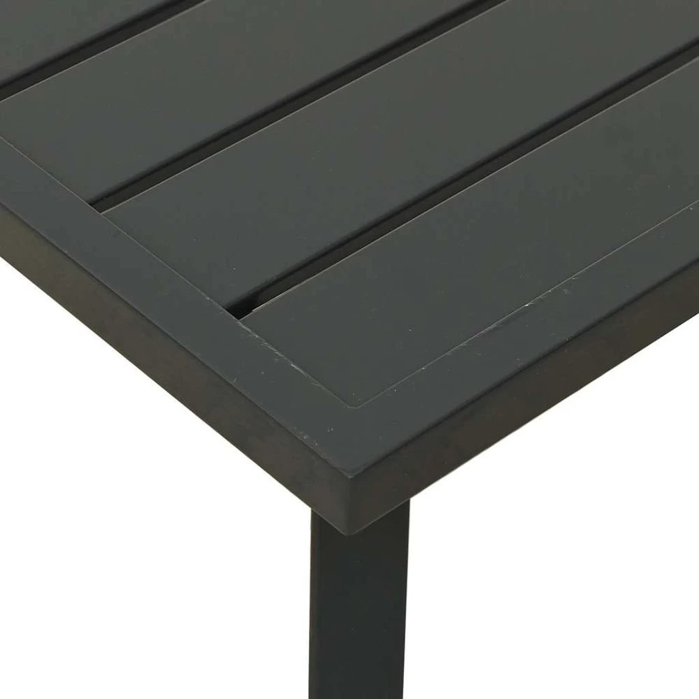 Lauko baldų komplektas Sodo kavos staliukas, antracito spalvos, 110x55x35cm, plienas