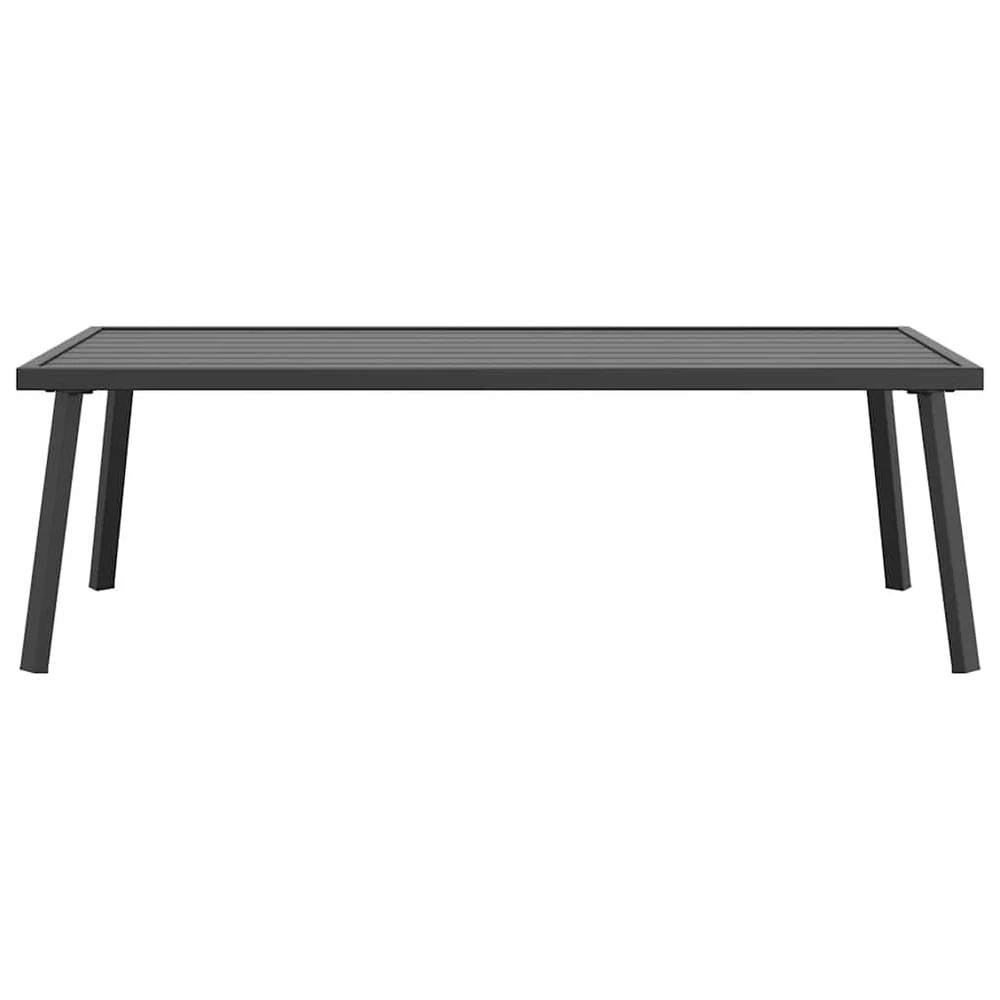 Lauko baldų komplektas Sodo kavos staliukas, antracito spalvos, 110x55x35cm, plienas