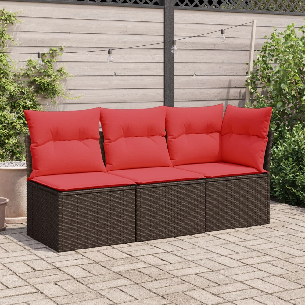 | Sodo sofa | su pagalve Ruda 55 x 62 x 69 cm Poli ratanas