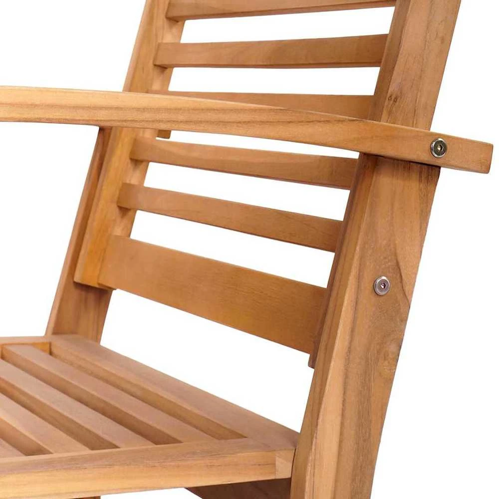 Kėdė 2 Vienetas Ruda 65 x 60 x 76,5 cm Kieto teka medžio