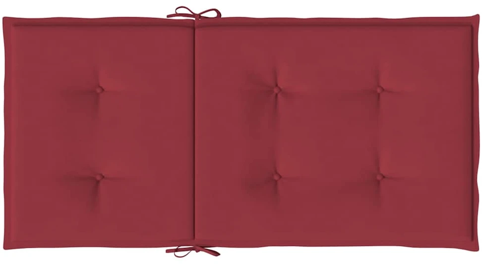 Sodo kėdės pagalvėlės, 2vnt., vyno, 100x50x3cm, audinys