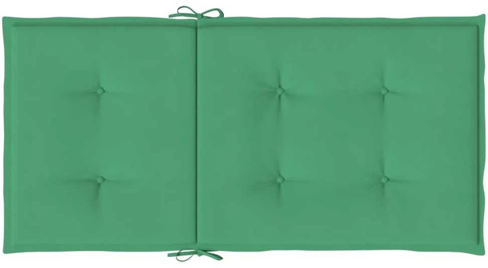Sodo kėdės pagalvėlės, 2vnt., žalios, 100x50x3cm, audinys
