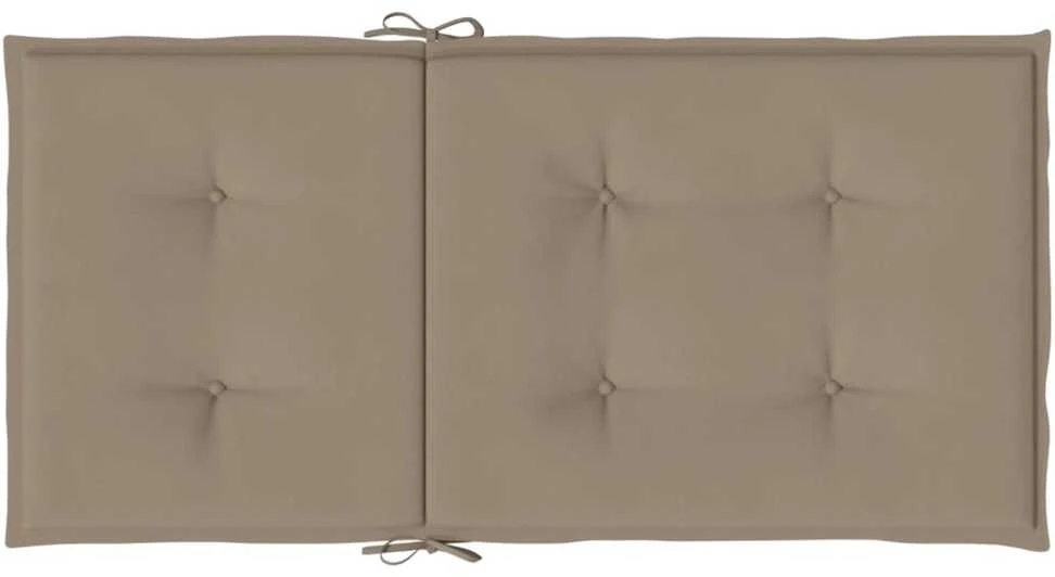 Sodo kėdės pagalvėlės, 4vnt., taupe, 100x50x3cm, audinys