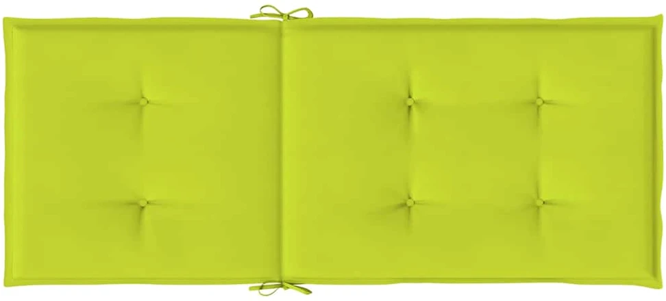 Sodo kėdės pagalvėlės, 4vnt., žalios, 120x50x3cm, audinys