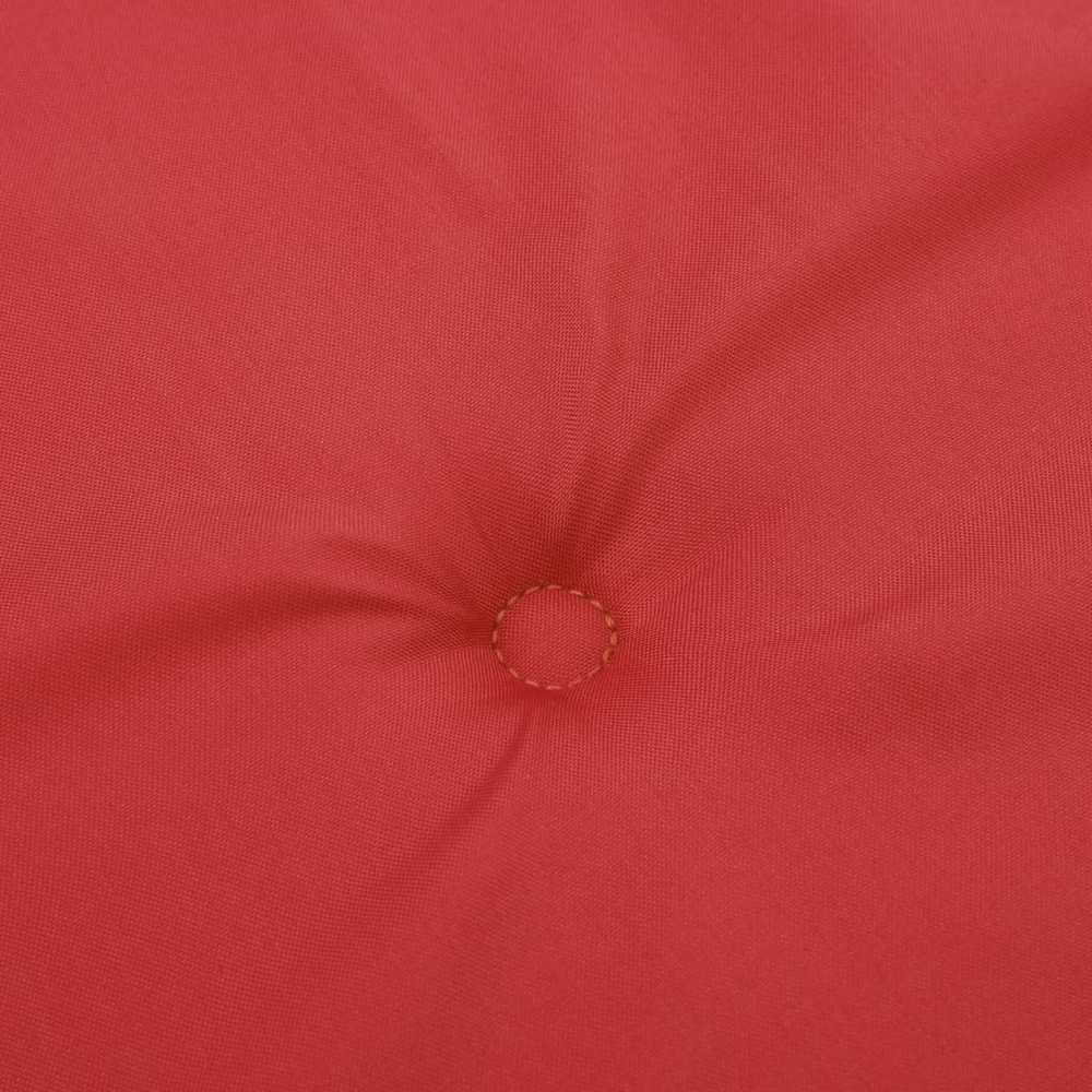Sodo kėdės pagalvėlės, 6vnt., raudonos, 50x50x3cm, audinys
