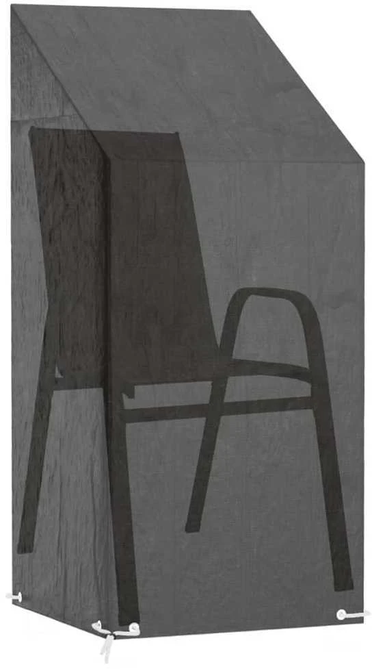 Sodo kėdžių uždangalai, 2vnt., 65x65x110/150cm, polietilenas