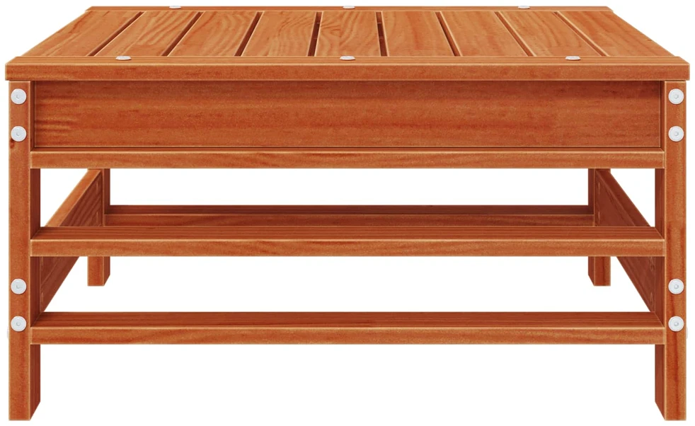Sodo kojų atrama Tvirtas pušies medis Vaško Rudos Pušies