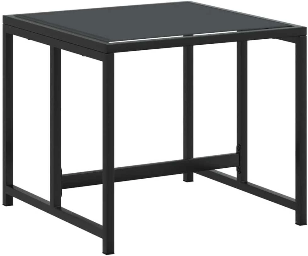 Sodo komplektas, 15 dalių, juodas, tekstilenas