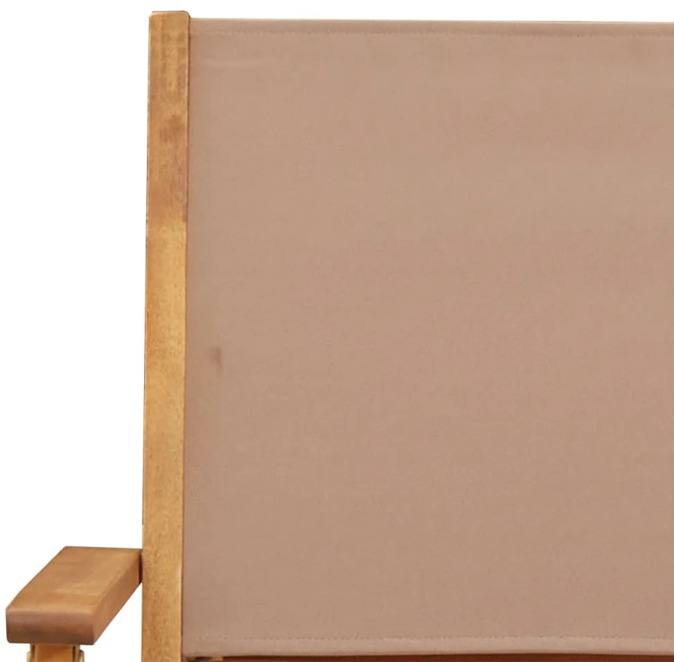 Lauko baldų komplektas Sodo komplektas, 5 dalių, taupe, audinys ir mediena