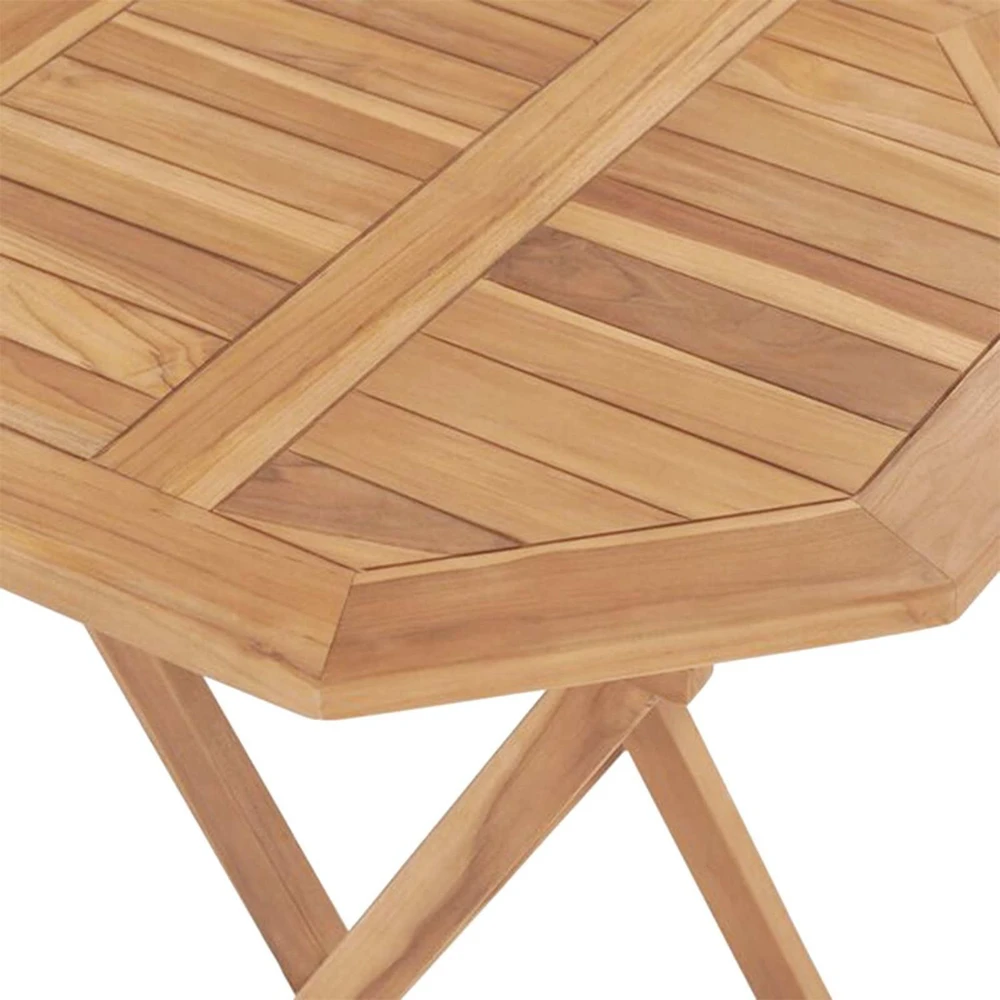 Lauko baldų komplektas Sodo komplektas 5 vnt. Ruda Kietas teakwood