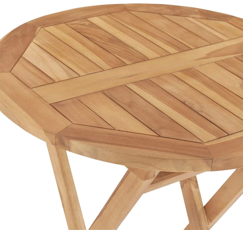 Lauko baldų komplektas Sodo komplektas 5 vnt. Ruda Kietas teakwood