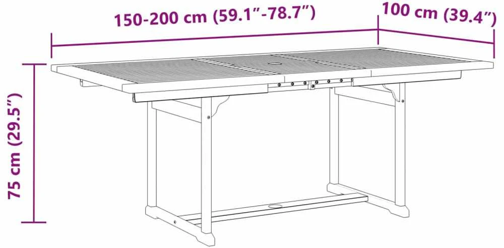 Sodo komplektas, 7 dalių, kreminė/balta, audinys ir mediena