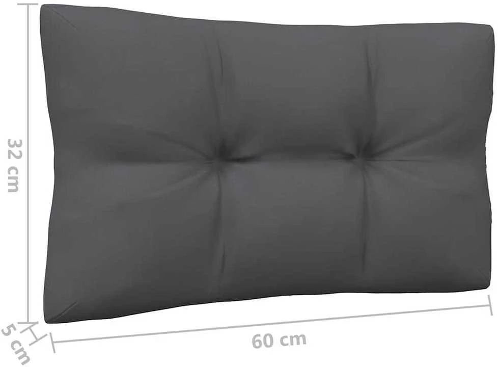 Lauko baldų komplektas Sodo komplektas su pagalvėlėmis, 3 dalių, baltas, pušis