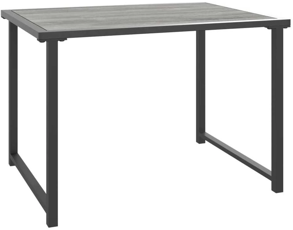 Lauko baldų komplektas Sodo komplektas su pagalvėlėmis, 4 dalių, antracito, plienas