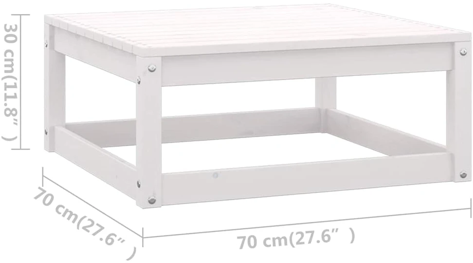 Lauko baldų komplektas Sodo komplektas su pagalvėlėmis, 4 dalių, pušies masyvas