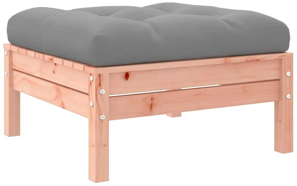 Lauko baldų komplektas Sodo komplektas su pagalvėlėmis, 5 dalių, douglas eglės masyvas