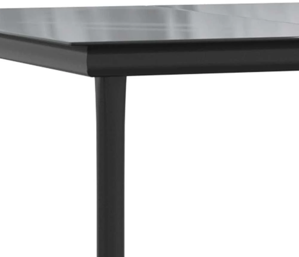 Lauko baldų komplektas Sodo komplektas su pagalvėlėmis, 7 dalių, pilkas, poliratanas