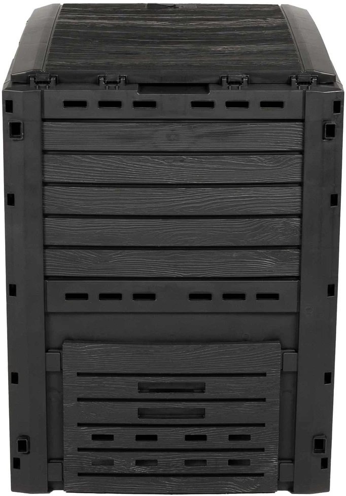 Sodo kompostinė Juoda 59,5 x 60 x 81,5 cm 280 l 100% PP