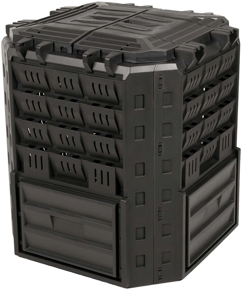 Sodo kompostinė Juoda 71 x 71 x 81,5 cm 100% PP