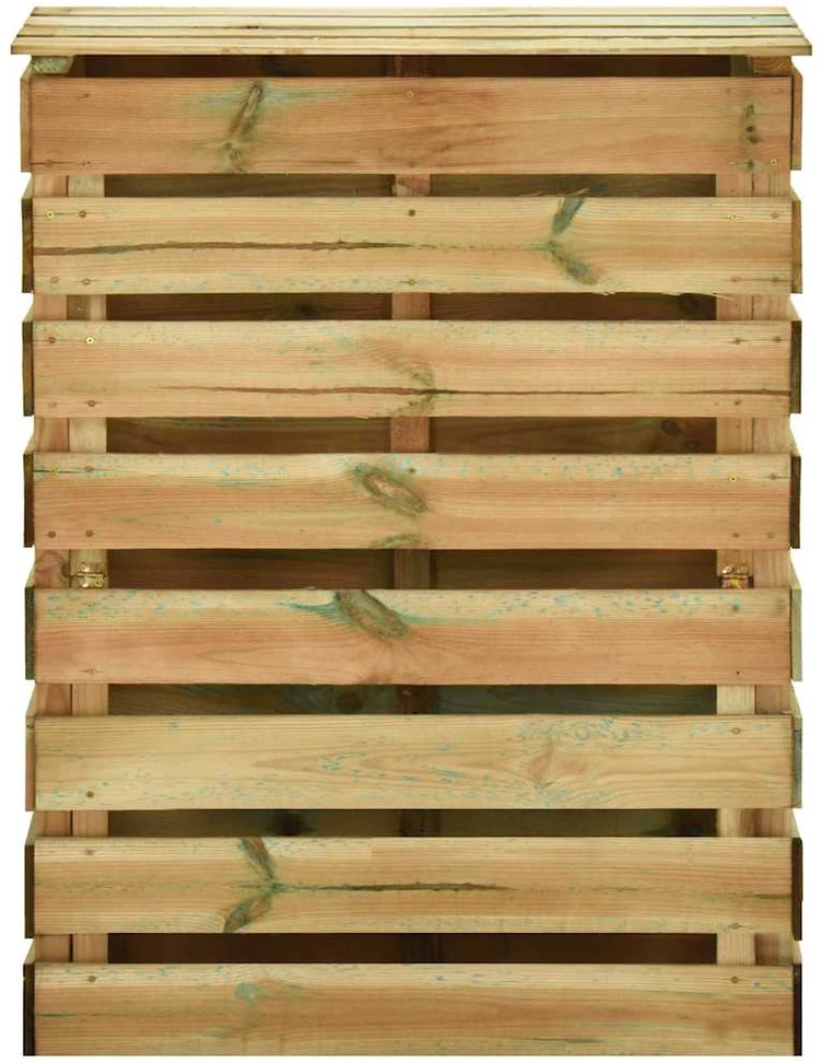 Sodo komposto dėžės, 3vnt., 80x50x100cm, impregnuota pušis