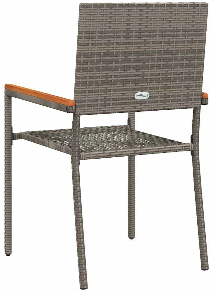 Sodo krėslai, kurie vienas ant kito sukraunami 2 vnt.