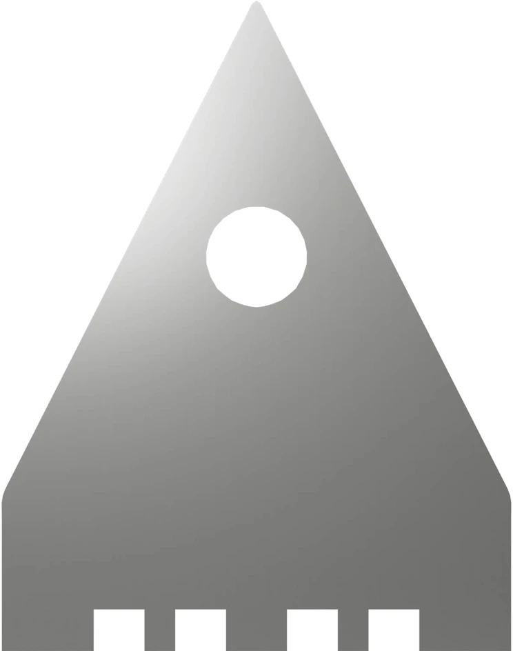 Sodo kuolas 3 vnt. 41 x 10 x 0,08 cm Galvanizuotas plienas