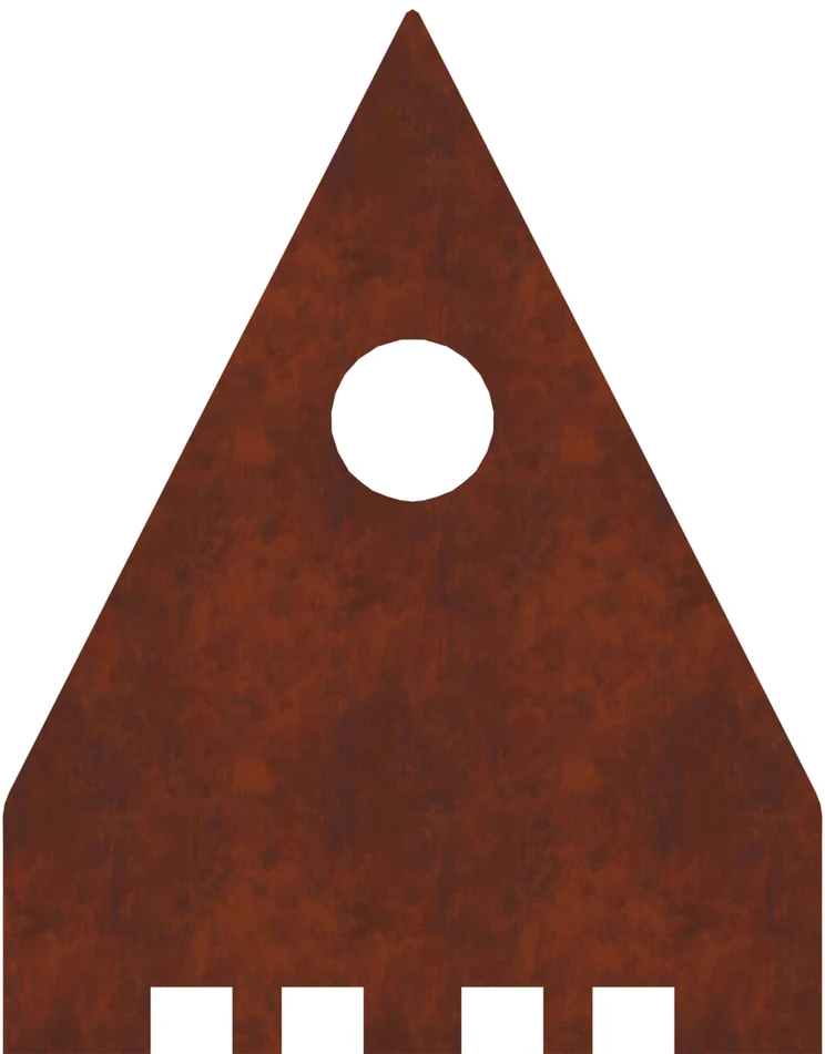 Sodo kuolas 3 vnt. 41 x 10 x 0,08 cm Rūdijanti