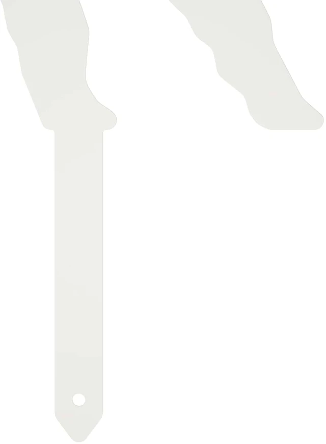 Sodo kuolas 47,5 x 32 cm Plienas Balta