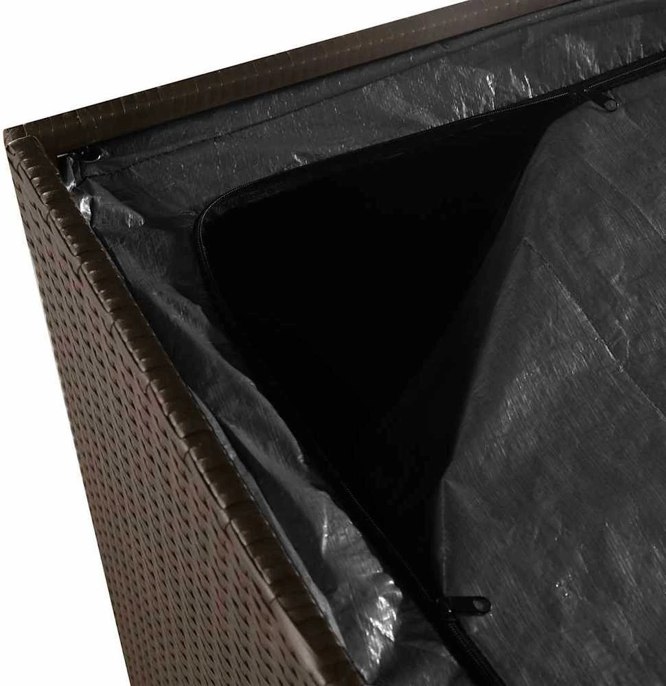 Sodo laikymo dėžutė Ruda 110x50x58 cm polietileno rotango