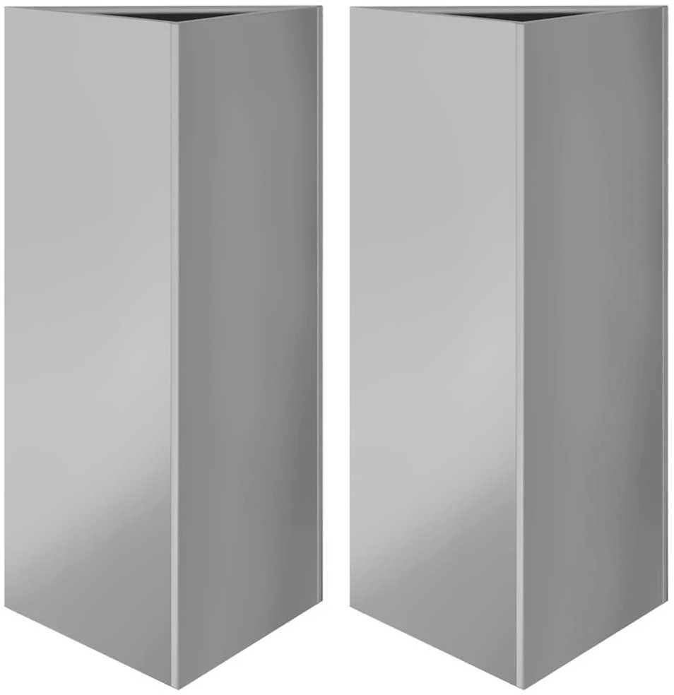 Sodo loveliai, 2vnt., 40x34,5x75cm, galvanizuotas plienas