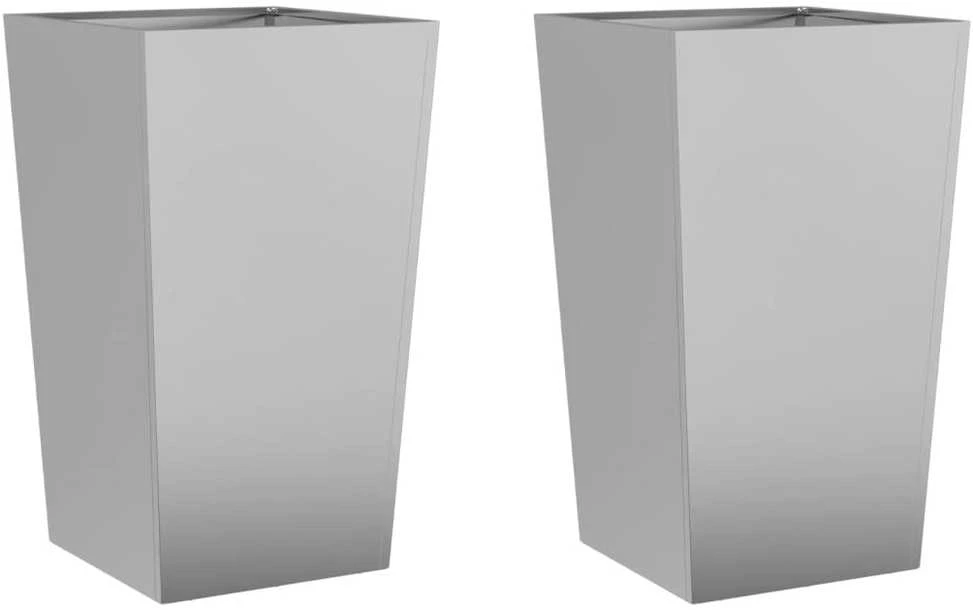Sodo loveliai, 2vnt., 45x45x75cm, galvanizuotas plienas