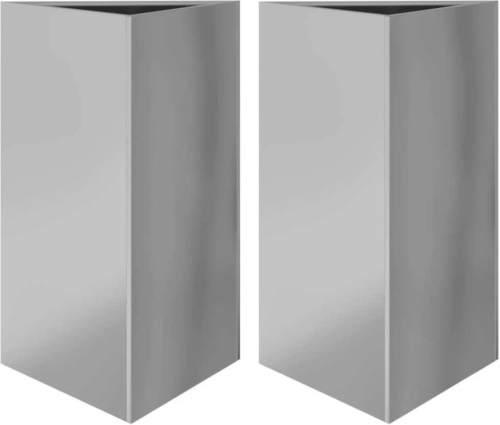 Sodo loveliai, 2vnt., 50x43x75cm, galvanizuotas plienas
