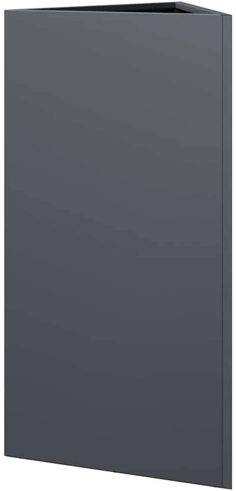 Sodo loveliai, 2vnt., antracito, 40x34,5x75cm, plienas
