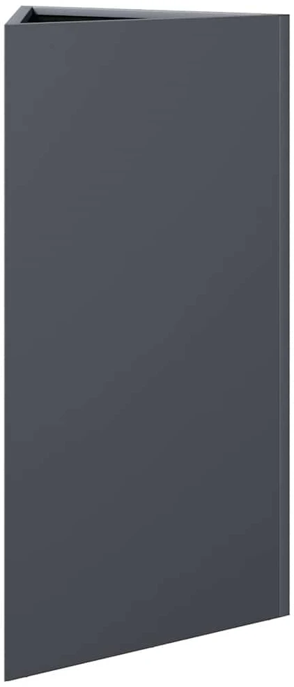 Sodo loveliai, 2vnt., antracito, 40x34,5x75cm, plienas