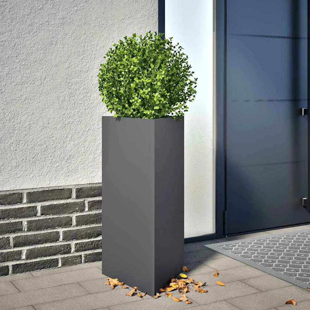 Sodo loveliai, 2vnt., antracito, 40x34,5x75cm, plienas