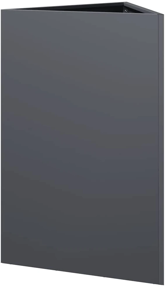 Sodo loveliai, 2vnt., antracito, 50x43x75cm, plienas
