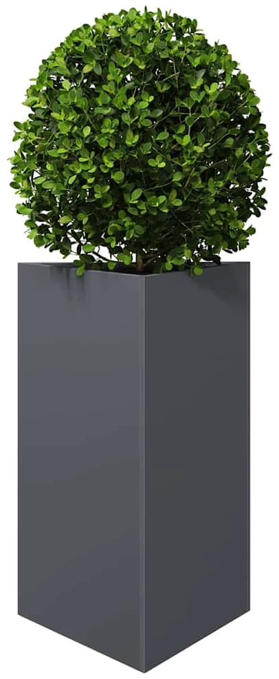 Sodo loveliai, 2vnt., antracito, 50x43x75cm, plienas