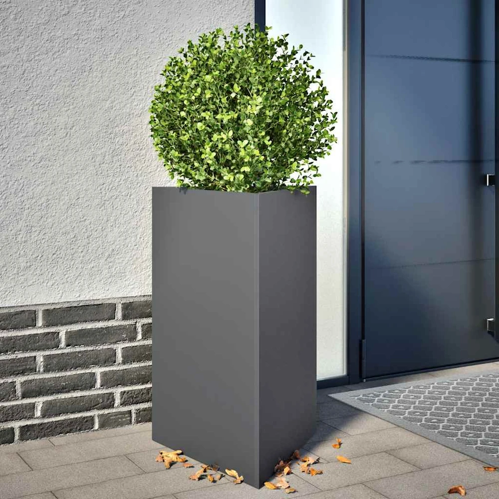 Sodo loveliai, 2vnt., antracito, 50x43x75cm, plienas