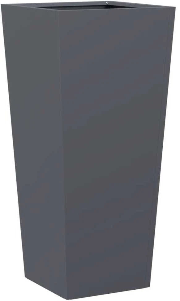 Sodo loveliai, 2vnt., antracito spalvos, 35x35x75cm, plienas
