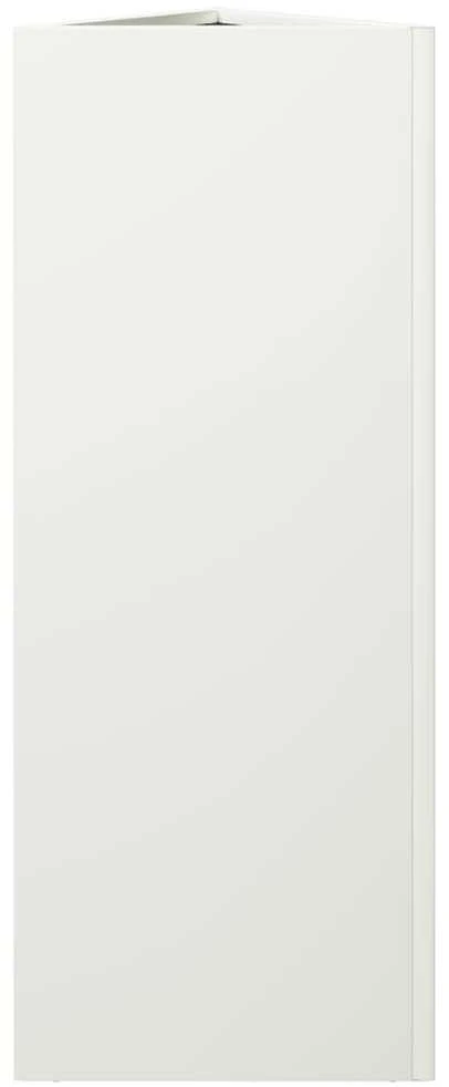 Sodo loveliai, 2vnt., balti, 30x26x75cm, plienas, trikampiai