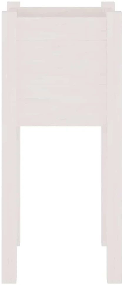 Sodo loveliai, 2vnt., balti, 31x31x70cm, pušies masyvas