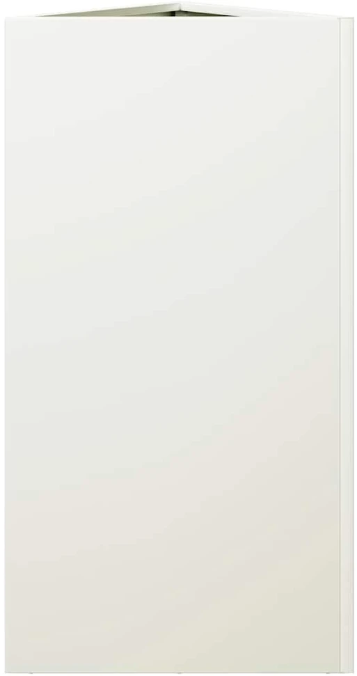 Sodo loveliai, 2vnt., balti, 40x34,5x75cm, plienas, trikampiai