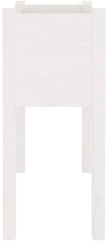 Sodo loveliai, 2vnt., balti, 70x31x70cm, pušies masyvas