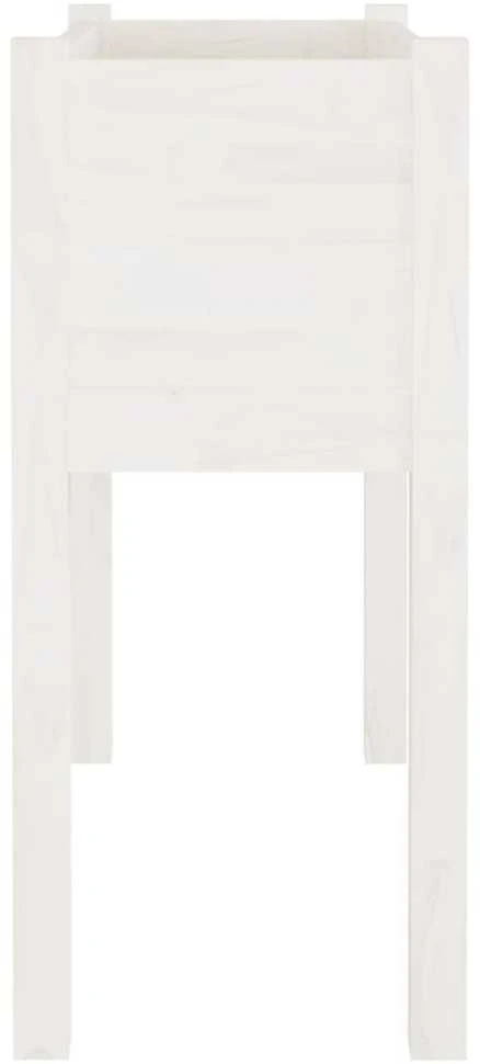 Sodo loveliai, 2vnt., balti, 70x31x70cm, pušies masyvas