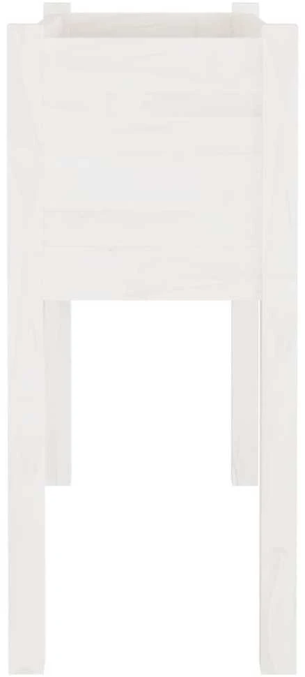 Sodo loveliai, 2vnt., balti, 70x31x70cm, pušies masyvas