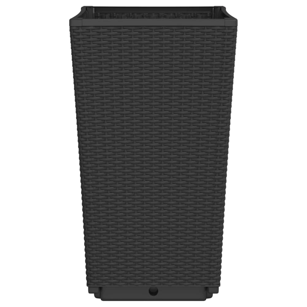 Sodo loveliai, 2vnt., juodos spalvos, 32,5x32,5x57cm, PP