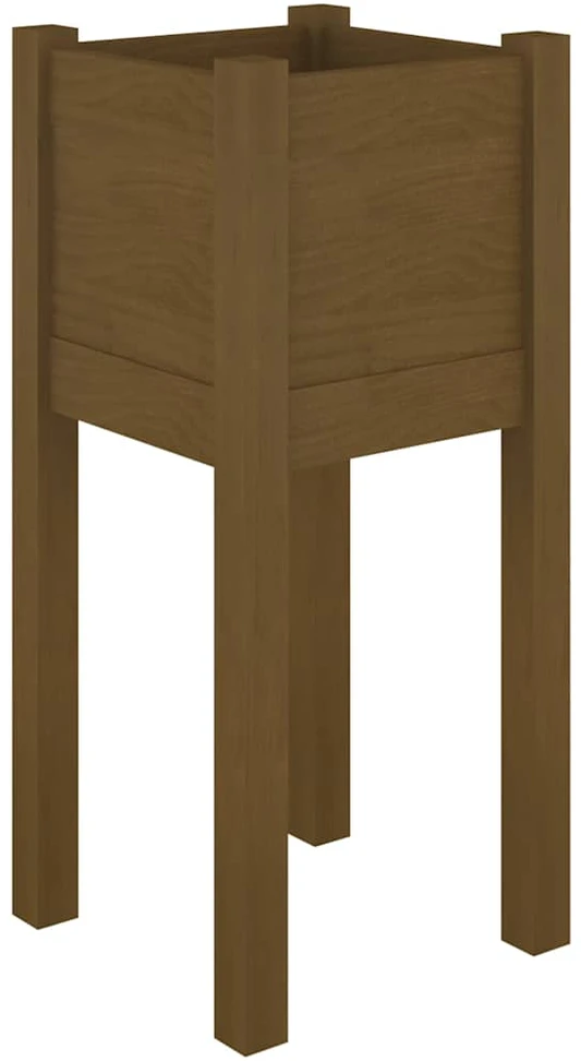 Sodo loveliai, 2vnt., medaus rudi, 31x31x70cm, pušies masyvas